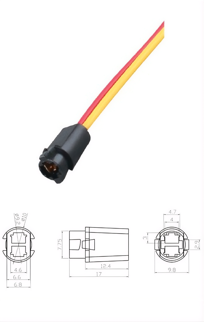 T5 Wedge socket product 13034