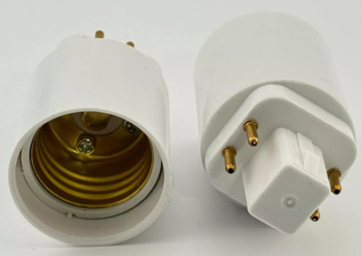 Gx24 to e26 converter is common base so it fits all GX24Q sockets. Save time and money by using this adapter instead of replacing the fixture.