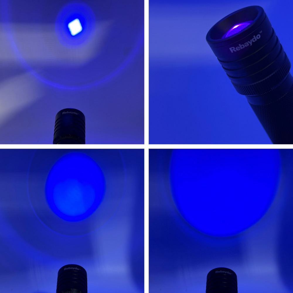Rebaydo UV 395-400nm UVA LED Flashlight