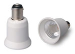 Rebaydo 2 pcs BA15D male to E26-E27 female Converter Adapter
