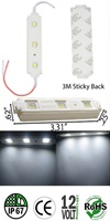 Rebaydo 2pcs Module 3 LED 5630 SMD 12VDC 1.2 Watt IP67