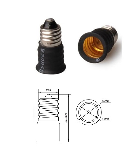 E11 Male Screw To E12 Female Screw Converter Adapter  product 34543
