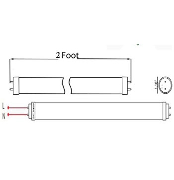 Image of a T8 led motion tube light product 35145