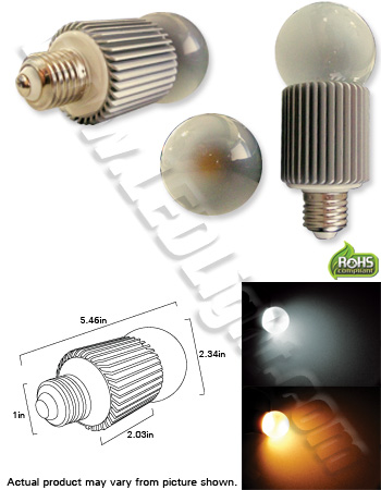 Standard 12 Volt Ultra Bright  7 SMD LED AC DC E27 NCNRNW