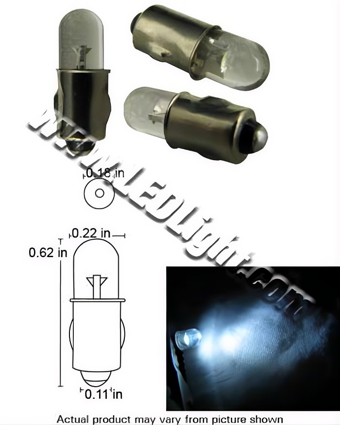 Rebaydo 2pcs BA5S LED Light Round 12 Volt Low Voltage Dimmable