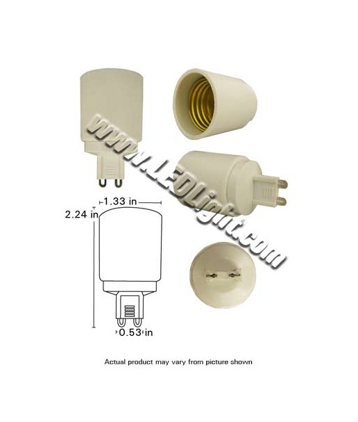 G9 to E26 converter product 54871