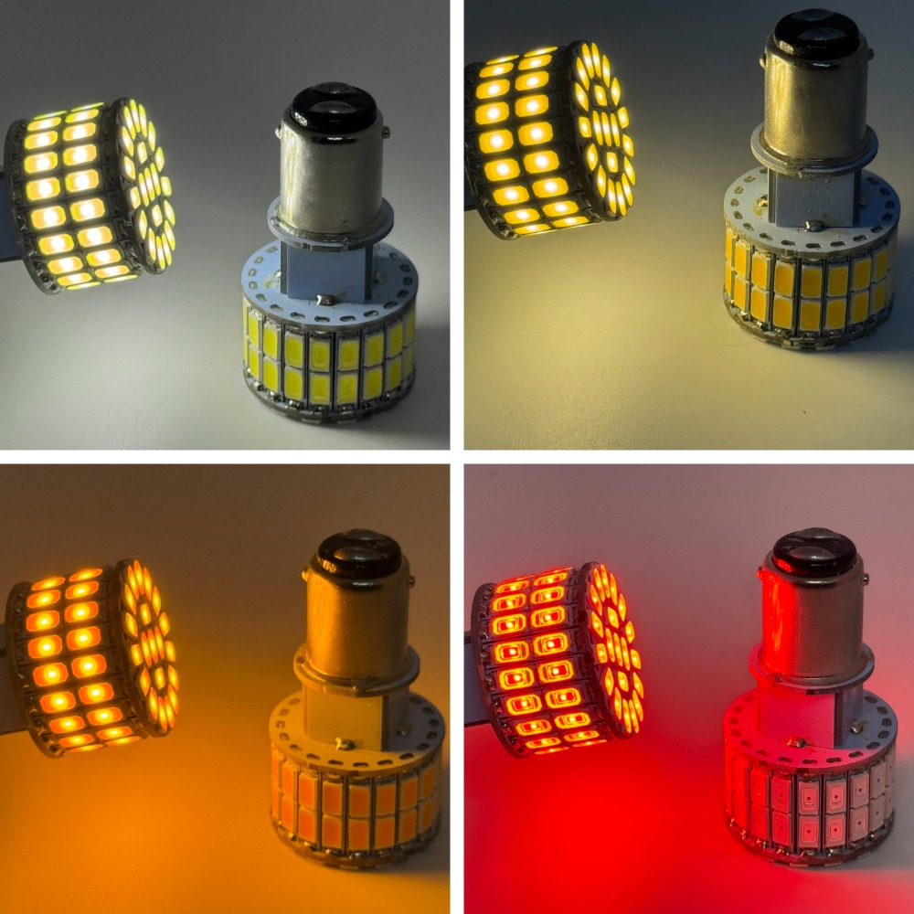 1142 6 Volt LED Bulb BA15D Base 60 SMD Single Filament product 68523