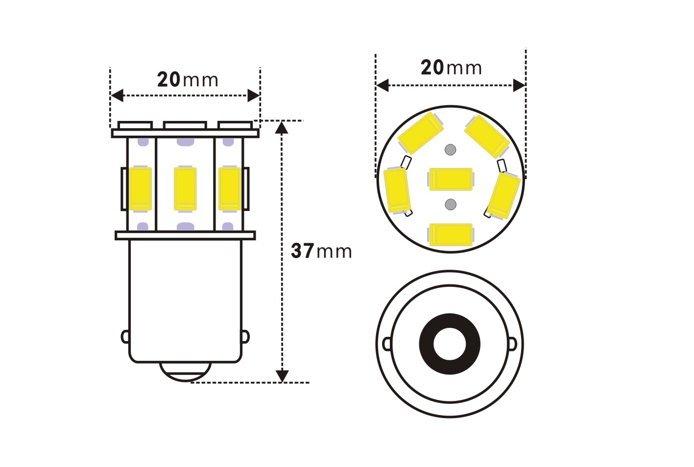 1129 led bulb product 68574