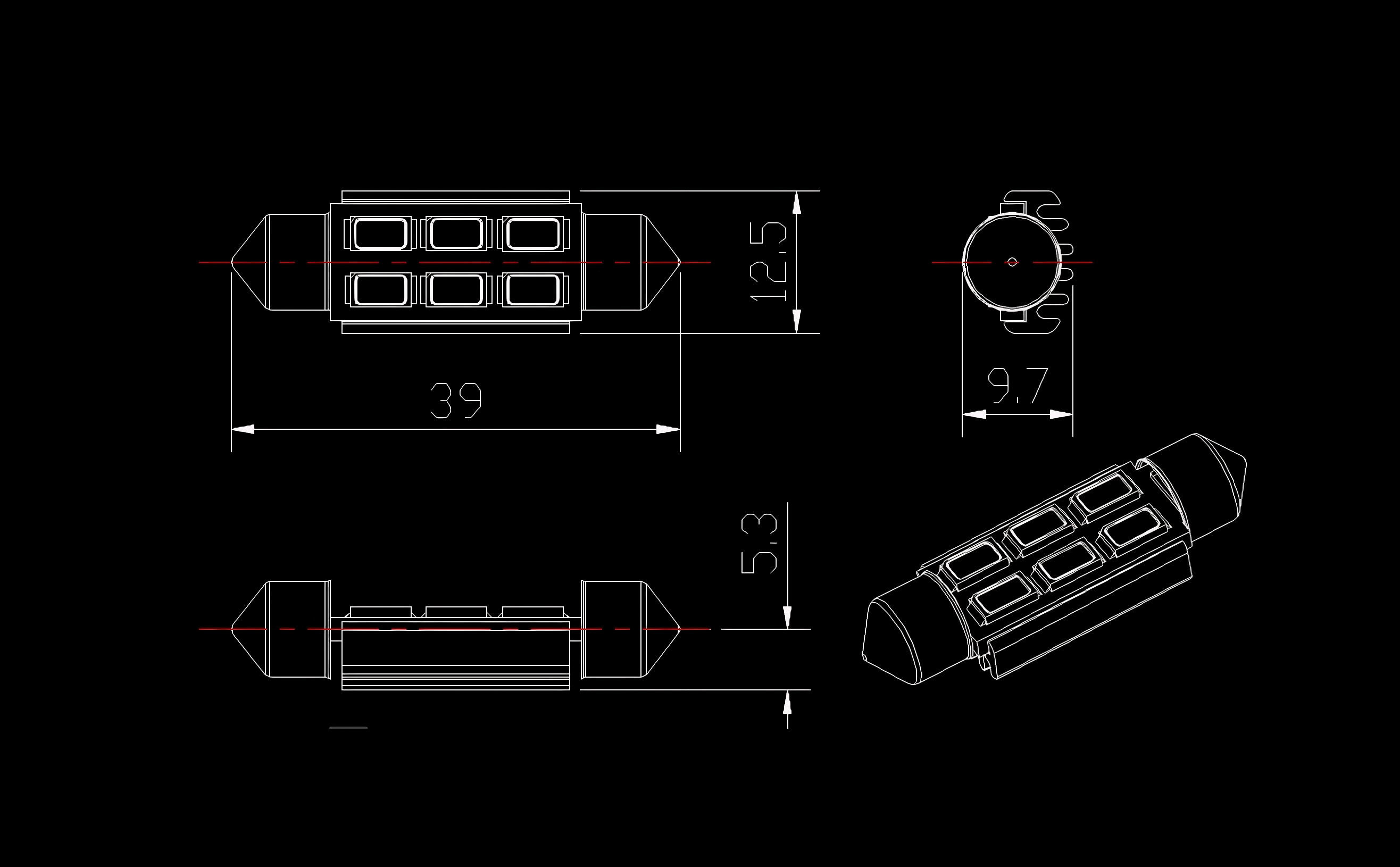 6450 Festoon 6 Volt 1-3/4-Inches product 67985