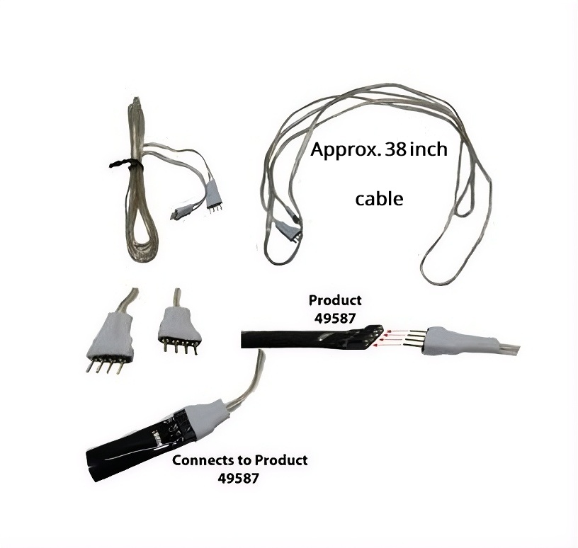 Rebaydo 2pcs Harness 1 Color Interconnect Cable male to male