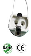 G12 Ceramic Socket 250V 4A Rated with Wires