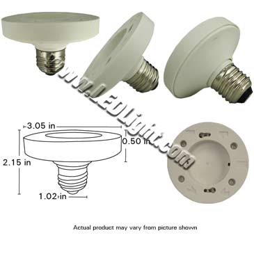 Rebaydo 2pcs E26/E27 male to GX53 female Converter