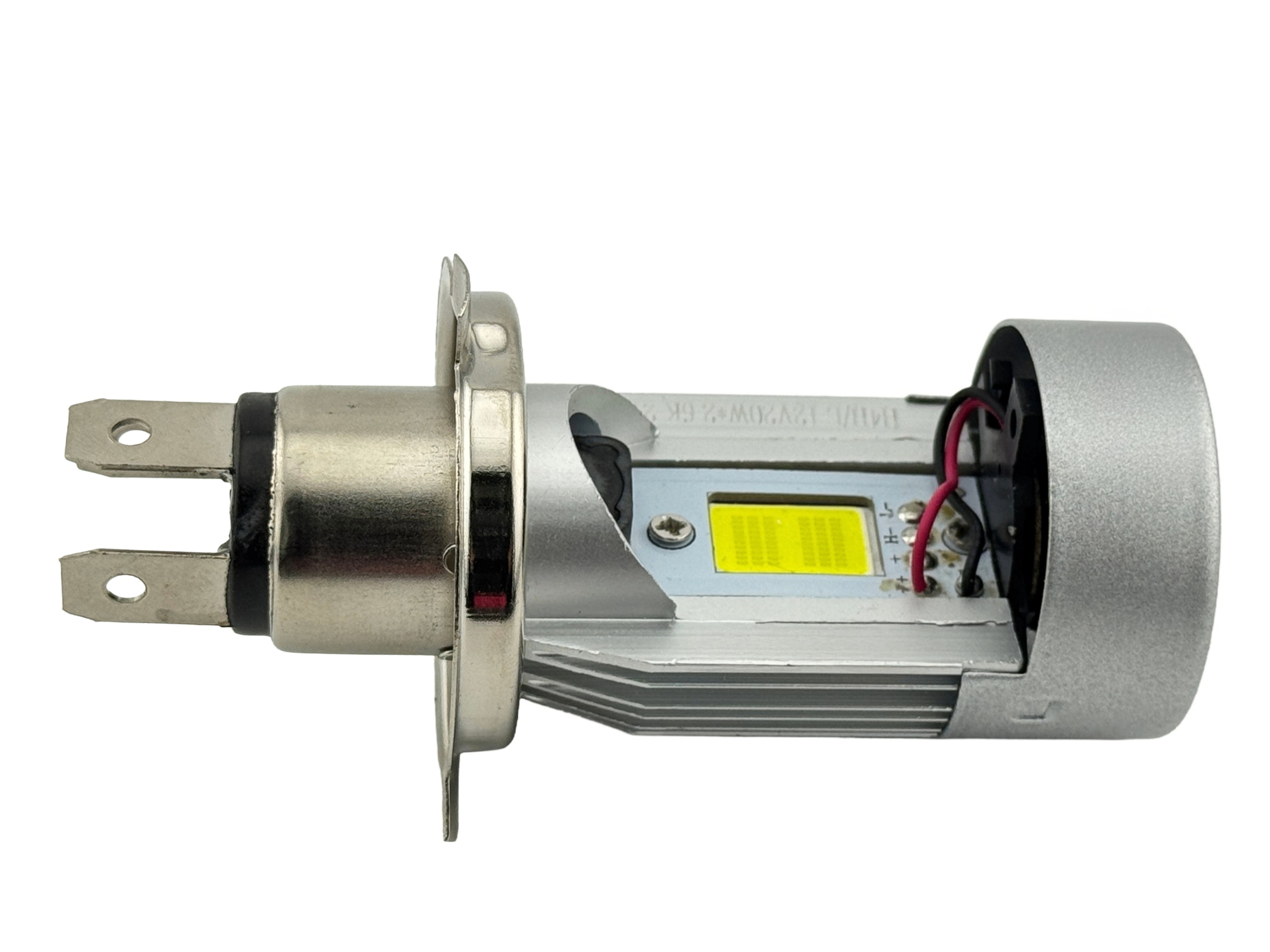 Rebaydo LED Headlight M2S 20 Watt H4 Base 12 Volt DC High/Low Dual Beam