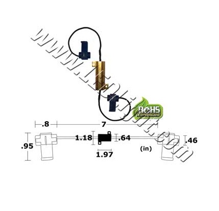 Rebaydo 2pcs 3 Ohm 50 Watt LED Load Equalizer