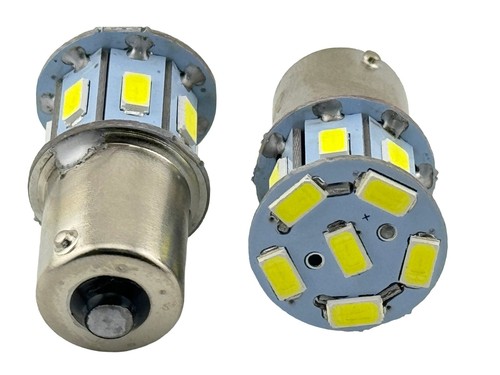 Rebaydo 2pcs 1156 LED Bulb 6 to 12 Volt 2.6 Watt
