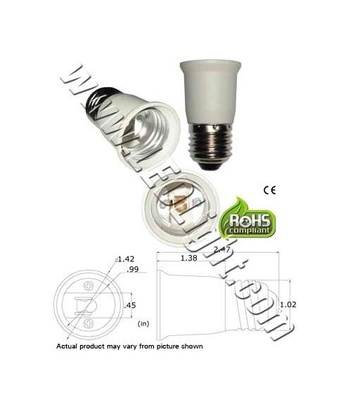 E26 male To E26 female Converter Adapter Extension product 78964