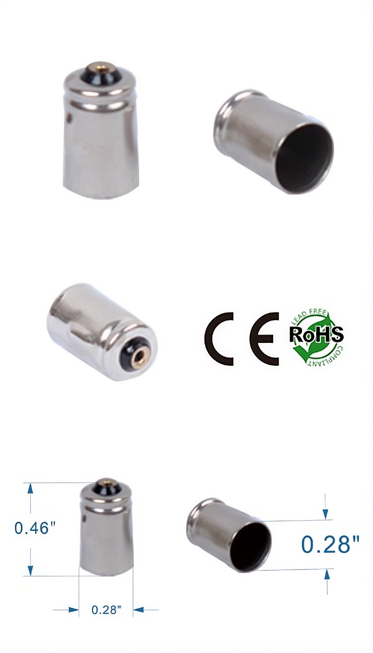 Rebaydo 4pcs BA7S male Socket Base Cap Copper Material Solder-able