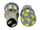 Rebaydo 2pcs 1158 LED Bulb BA15D Base 6 Volt 2.6 Watt G18 Dual Filament
