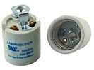 Rebaydo 2pcs E26/E27 Porcelain Socket with Screw Terminals 250V AC