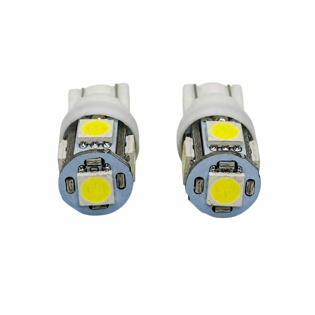 Rebaydo 2pcs 194 LED Bulb 5 SMD 12V DC