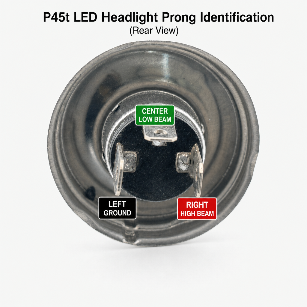 Image p45t led headlight