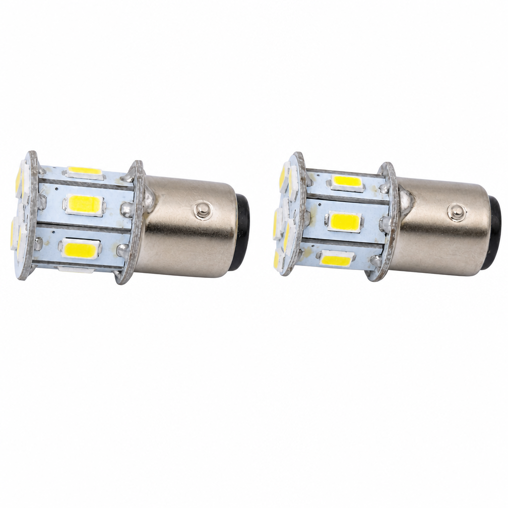 Rebaydo 2pcs 1154 Bulb LED BAY15D Base 6 Volt 2.6 Watt