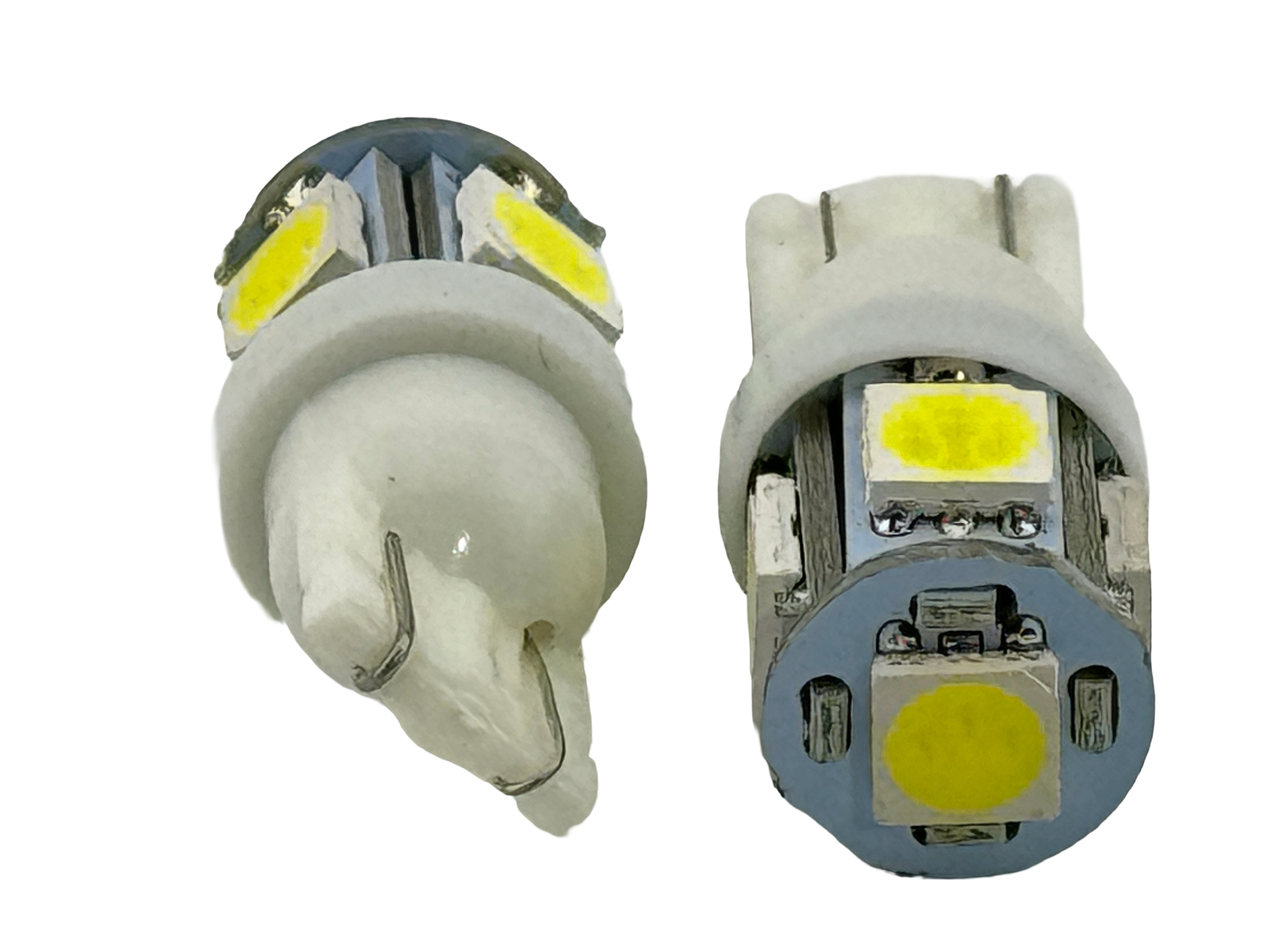 Rebaydo 2pcs 194 LED Bulb 5 SMD 12V DC