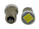 Rebaydo 2pcs 51 Miniature Bulb BA9S Base 6 Volt 3 SMD 7020 LED T3 1/4