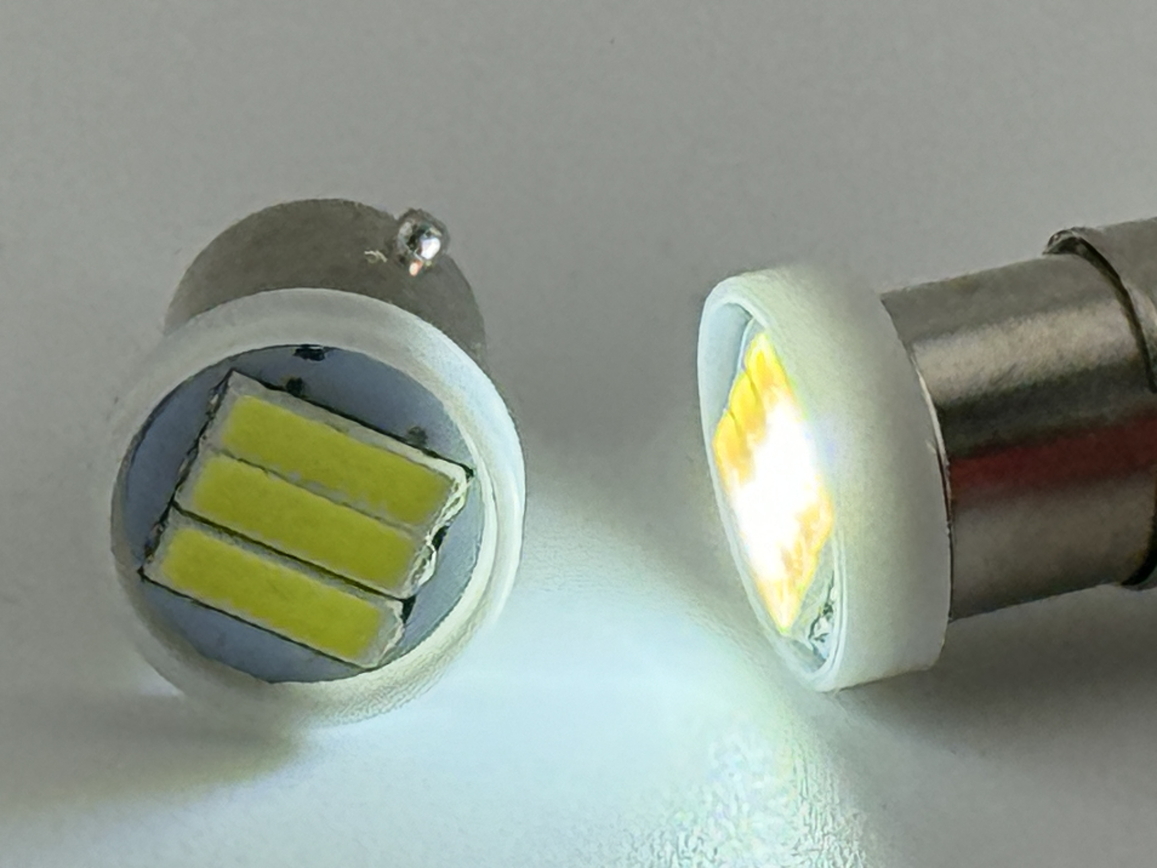 51 Miniature Bulb BA9S Base 6 Volt 3 SMD 7020 LED T3 1/4 product 69787