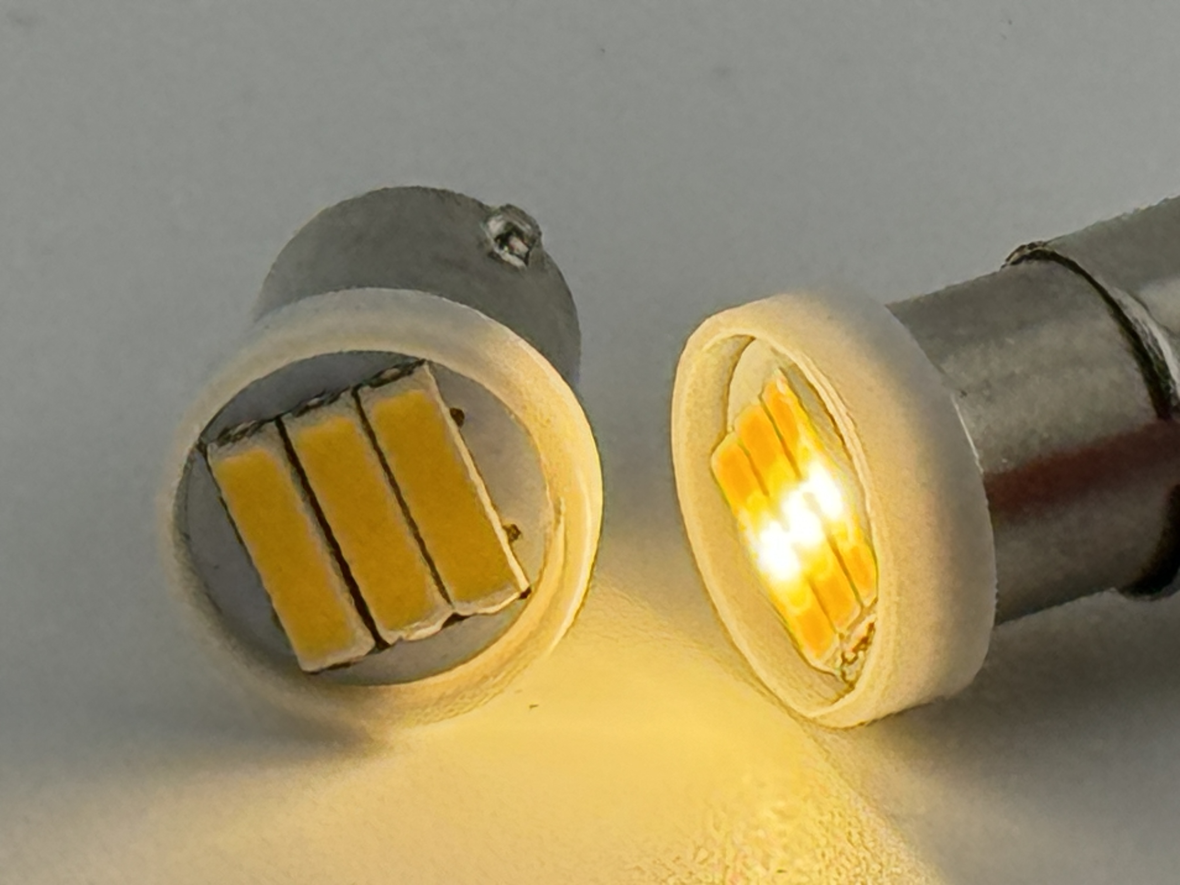51 Miniature Bulb BA9S Base 6 Volt 3 SMD 7020 LED T3 1/4 product 69787