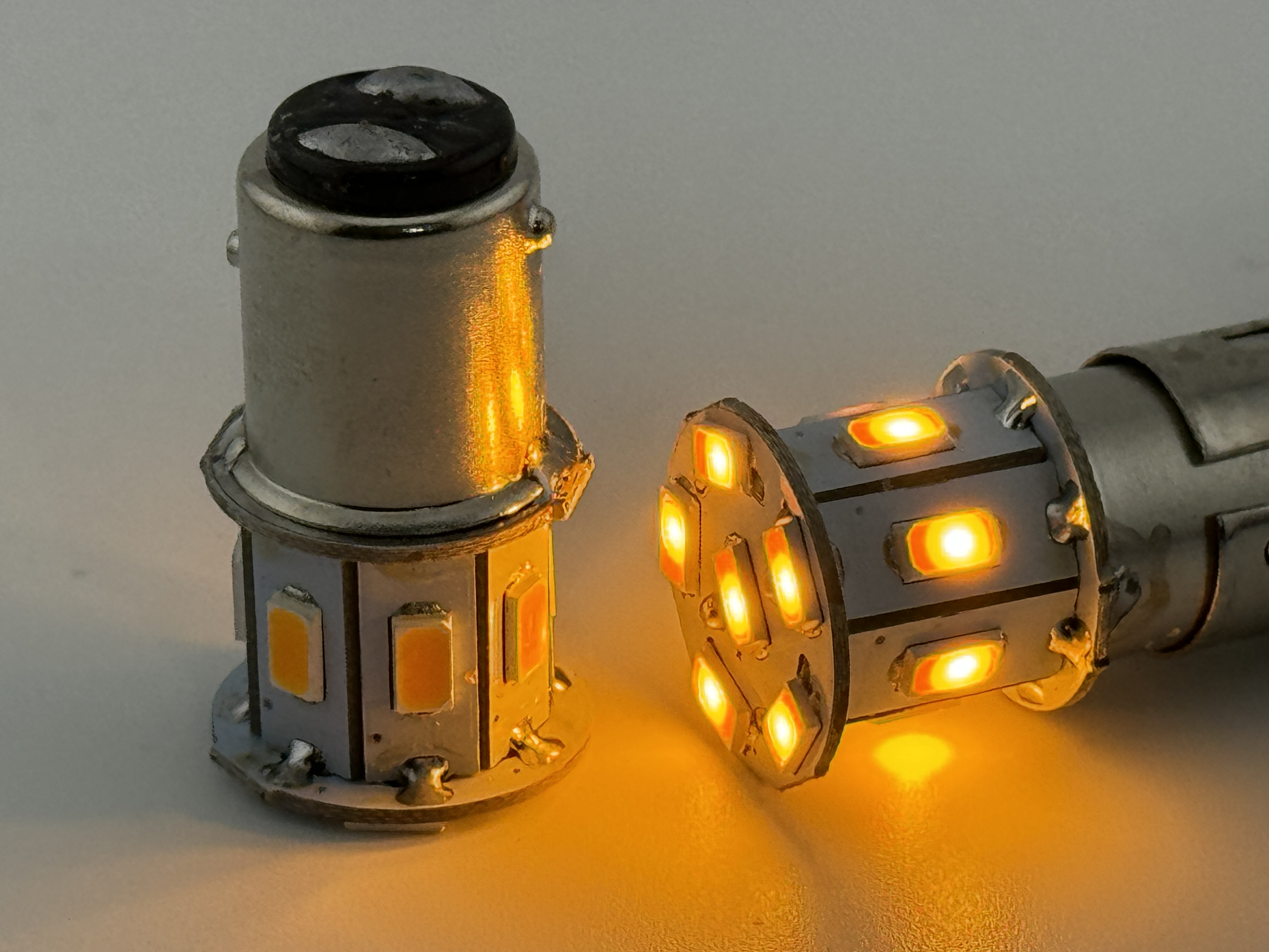 Rebaydo 2pcs 1154 Bulb LED BAY15D Base 6 Volt 2.6 Watt