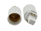 Rebaydo 2pcs G24 4 Pin to E26 Converter