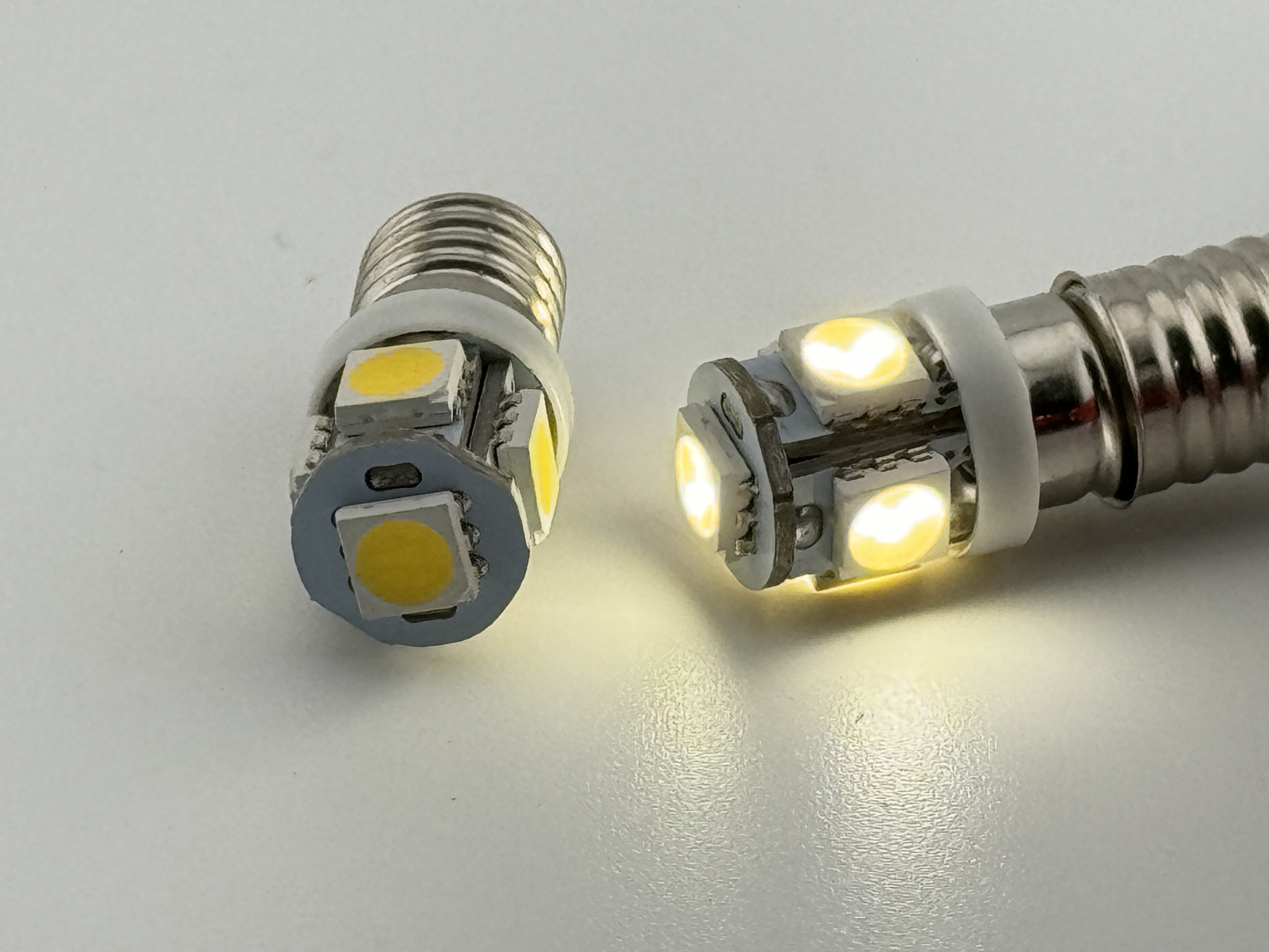 1487 LED Bulb E10 Base 12 Volt DC 1.5 Watt Dim-able 5 SMD product 57567