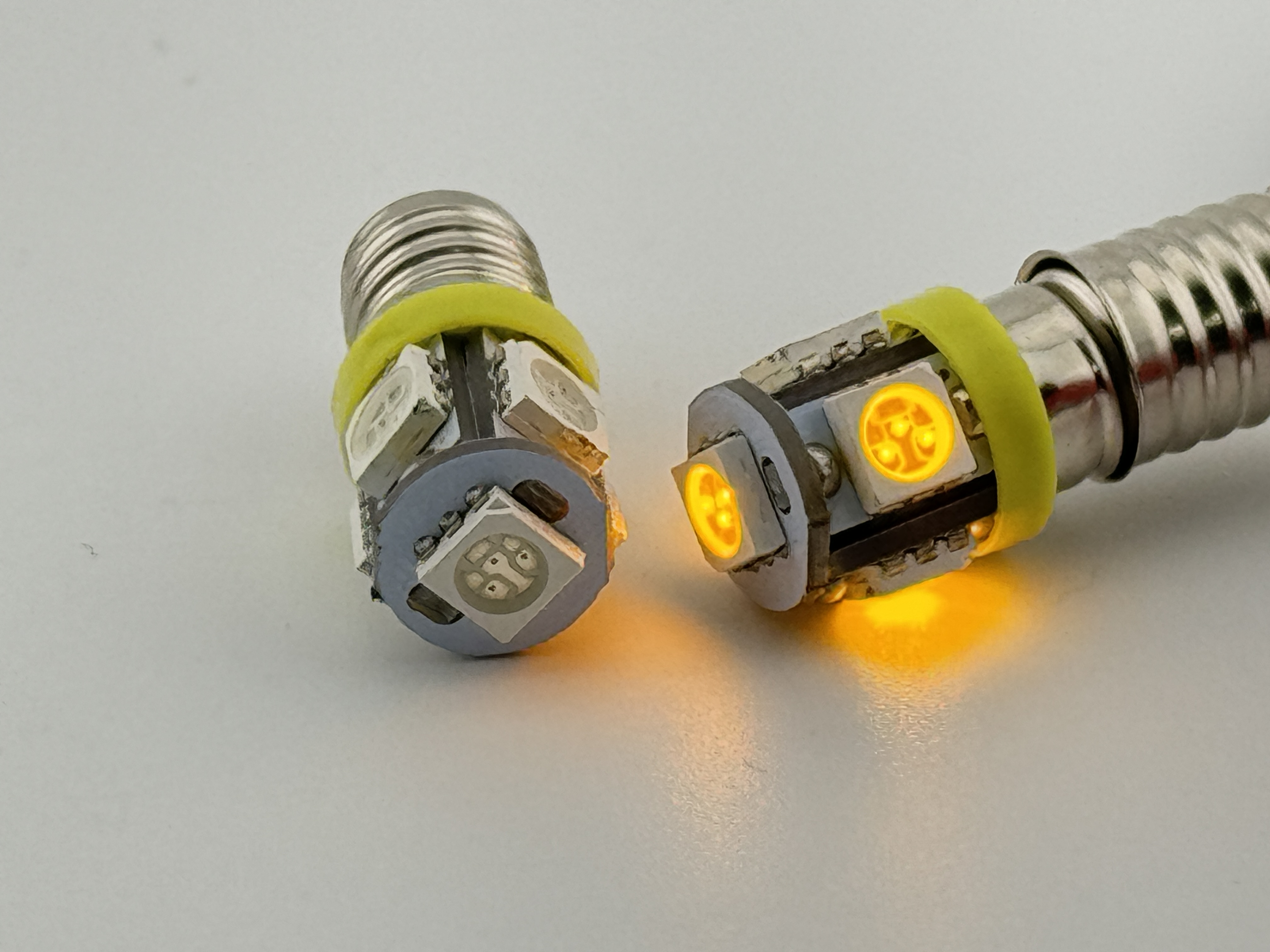 1487 LED Bulb E10 Base 12 Volt DC 1.5 Watt Dim-able 5 SMD product 57567