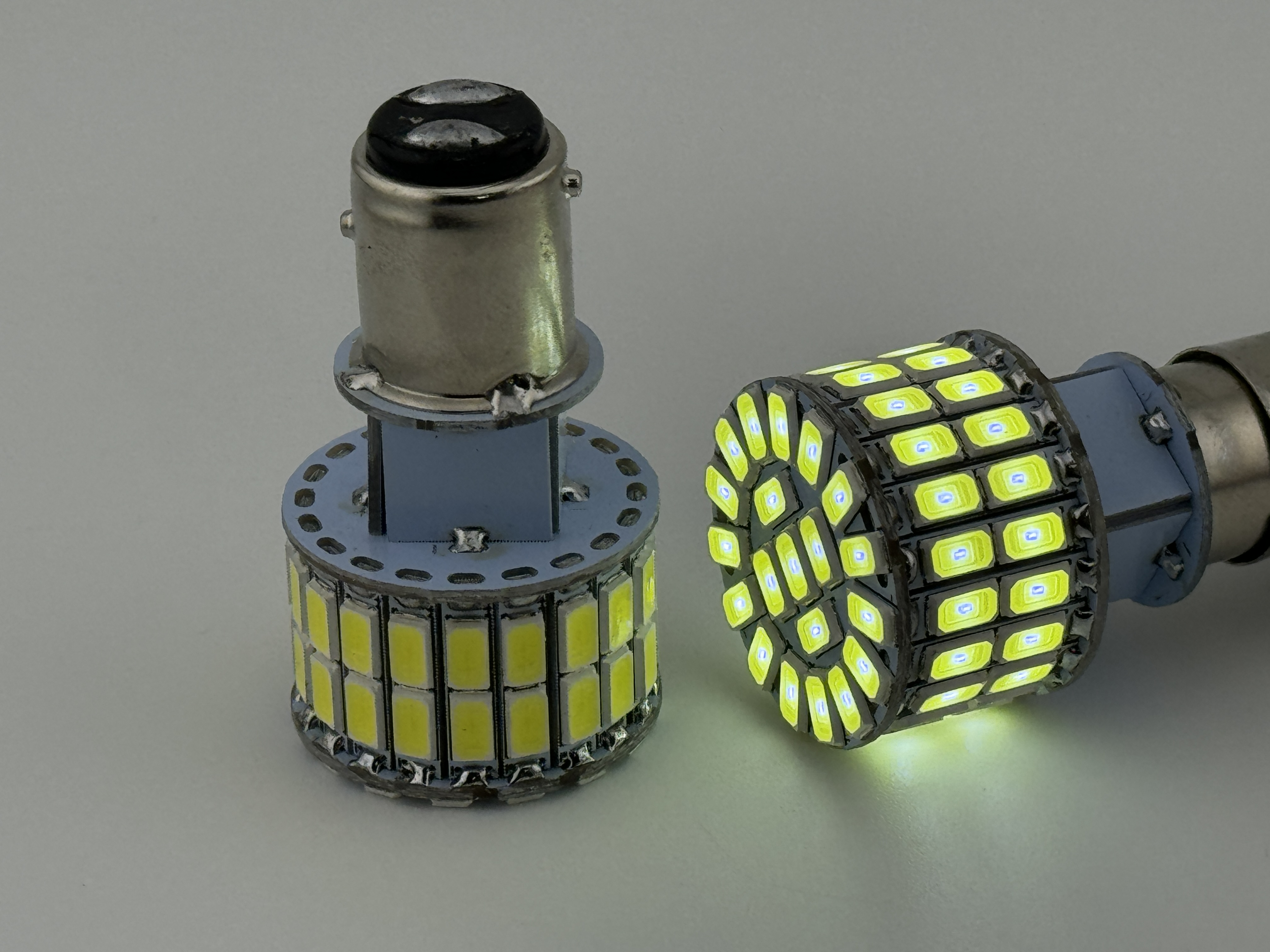 thumbnail image 2 of Valley Lighting 6V White LED Bulb – BA15d / 206 Base, 8 SMD 5050 – For Classic Cars, Side & Interior Lights 2 of 5
