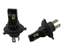 Rebaydo 2pcs H4 LED Headlight 9 to 40 Volts AC/DC Dual Filament 