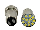 Rebaydo 2pcs 1154 LED Bulb BAY15D 12 SMD LED 6 Volt Non Polarity Dual Filament