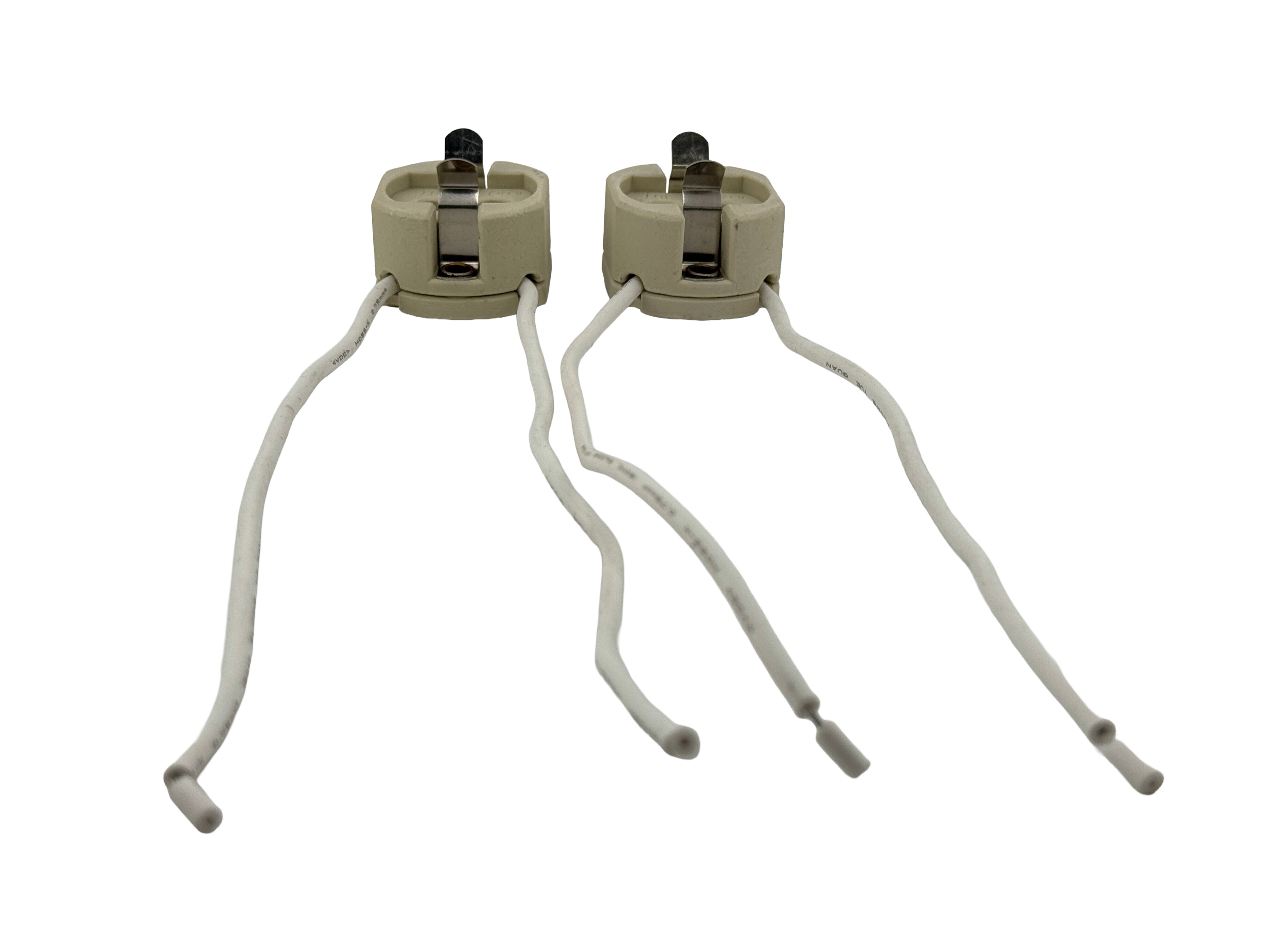 Rebaydo 2pcs G12 Ceramic Socket 250V 4A Rated with Wires