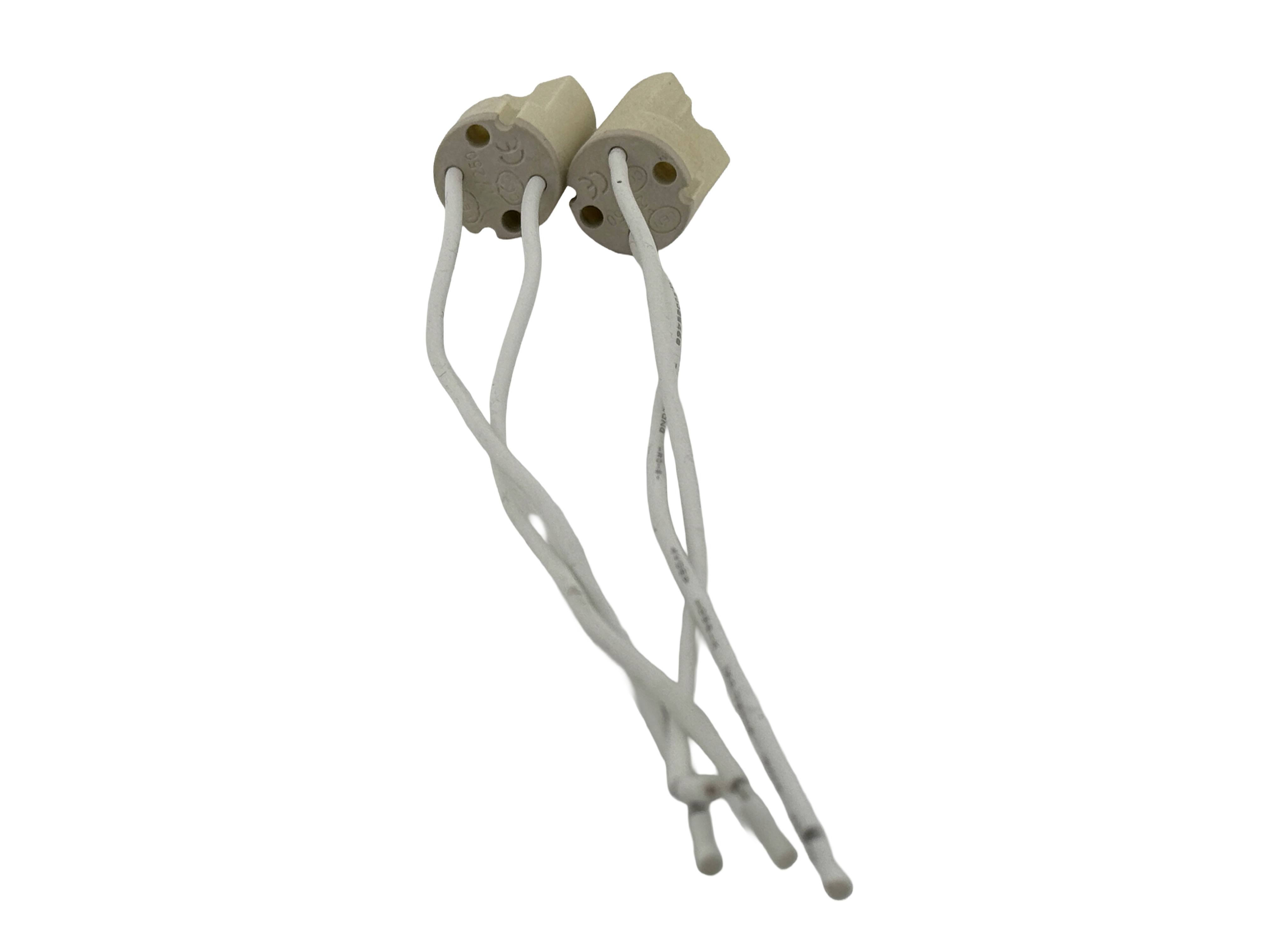 Rebaydo 2pcs G9 female Ceramic Socket with wires