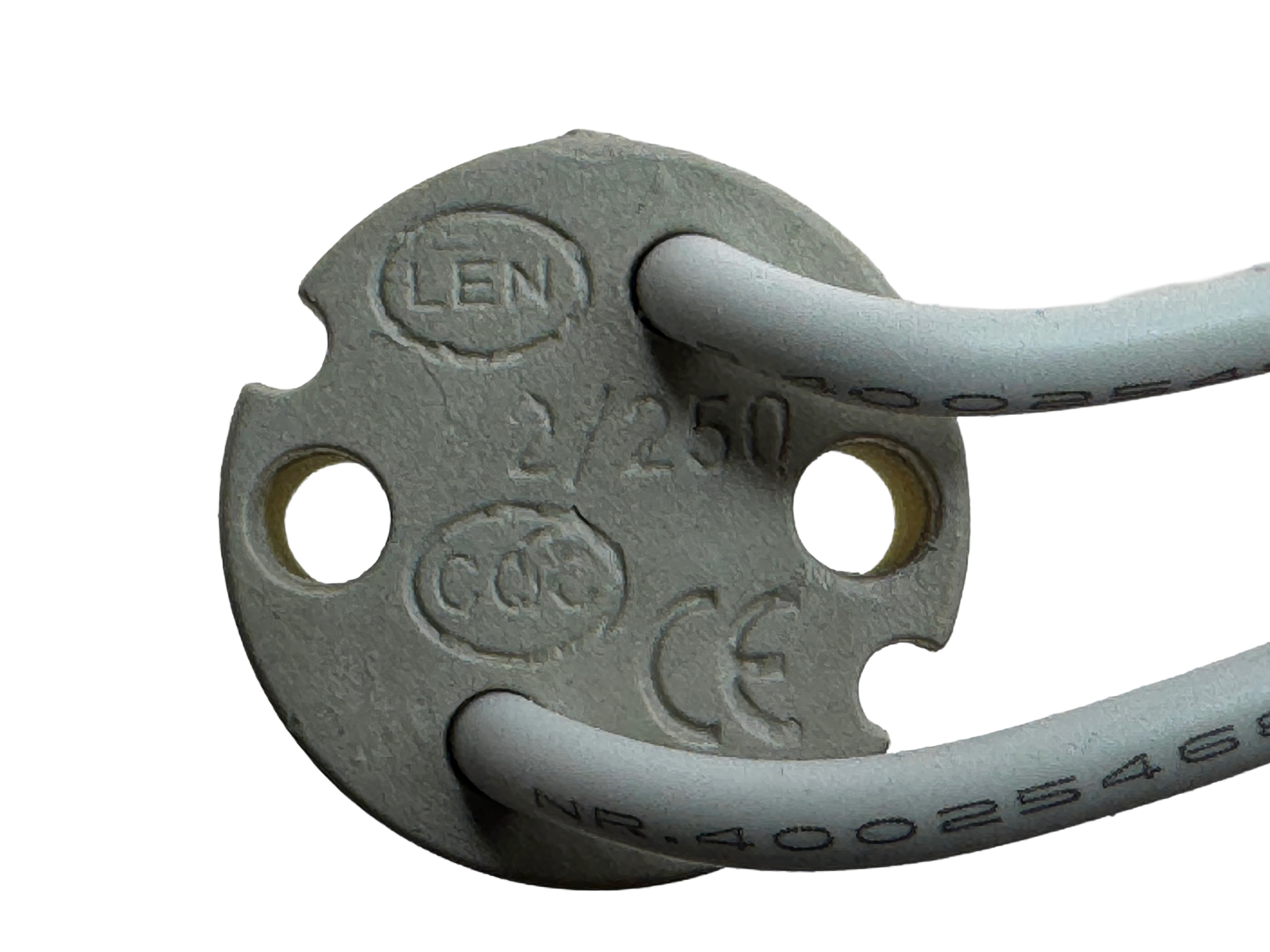 Rebaydo 2pcs G9 female Ceramic Socket with wires