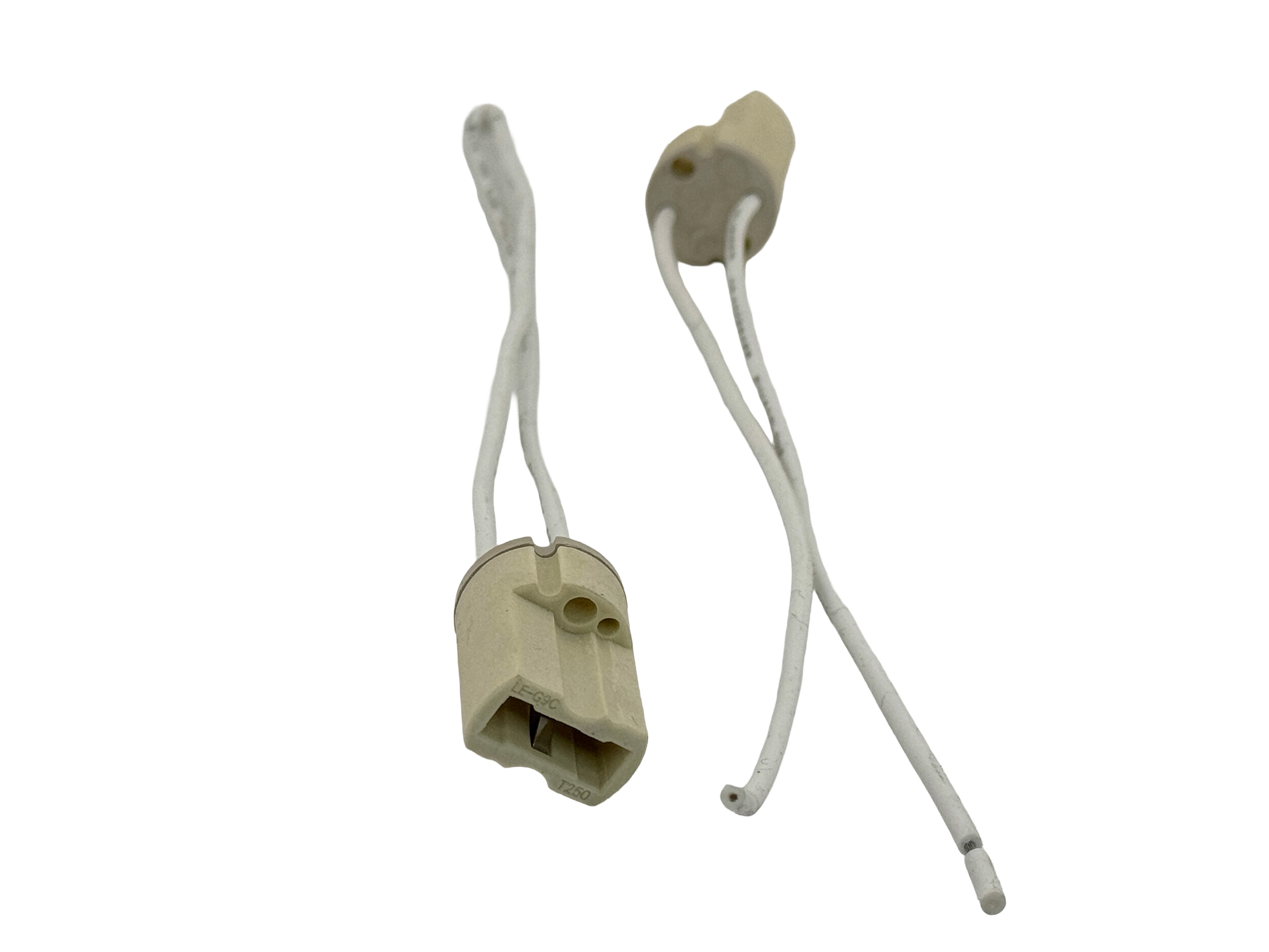 Rebaydo 2pcs G9 female Ceramic Socket with wires