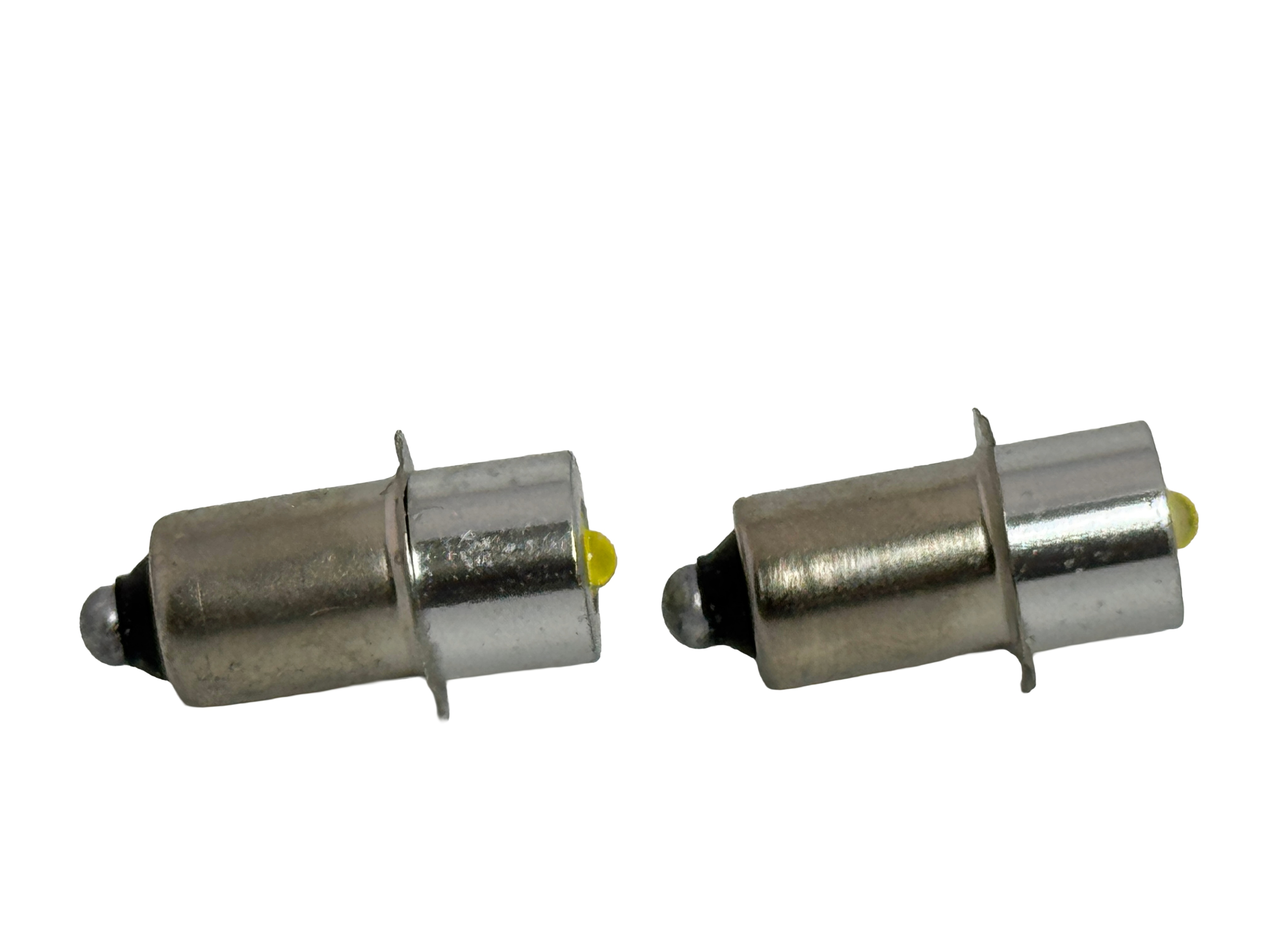 Rebaydo 2pcs  LED Flashlight Bulb P13.5S 3W 6-24V Non Polarized