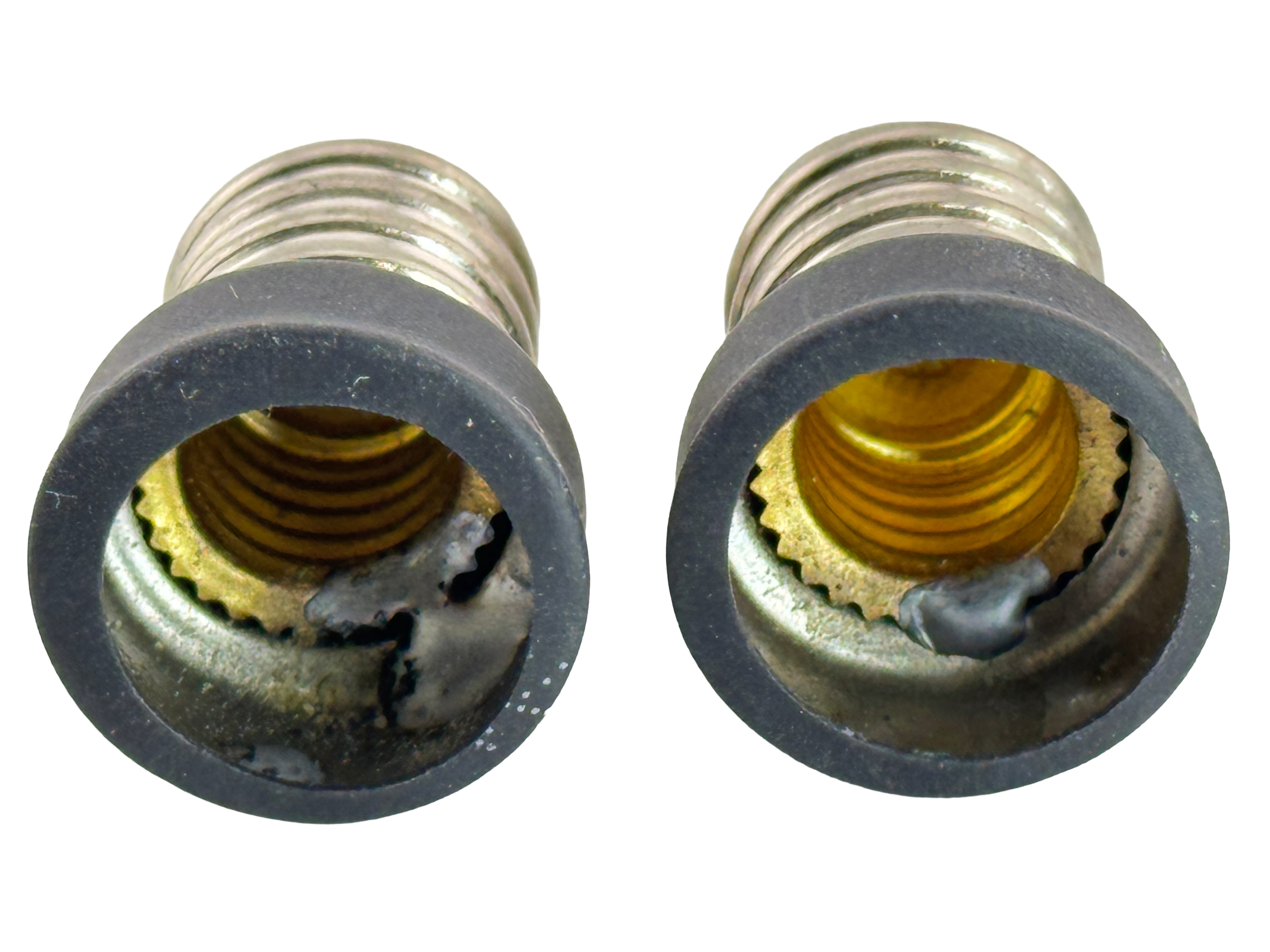 Rebaydo 2pcs E14 Male to E10 Female Socket Adapter