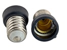 Rebaydo 2pcs E14 Male to E10 Female Socket Adapter