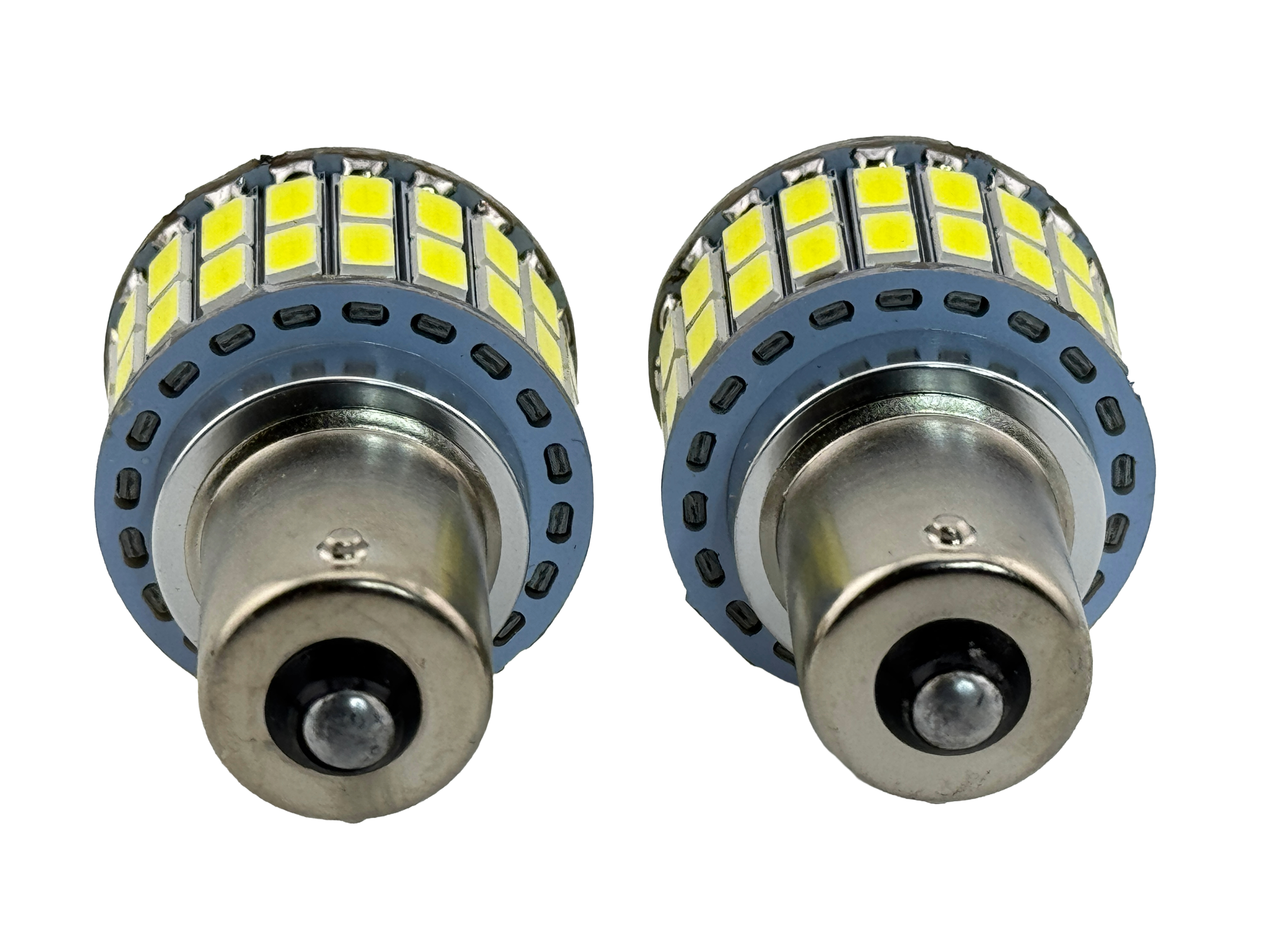 Rebaydo 2pcs BA15S 1156 12 Volt 60 SMD 5730 Single Filament Reduced Profile