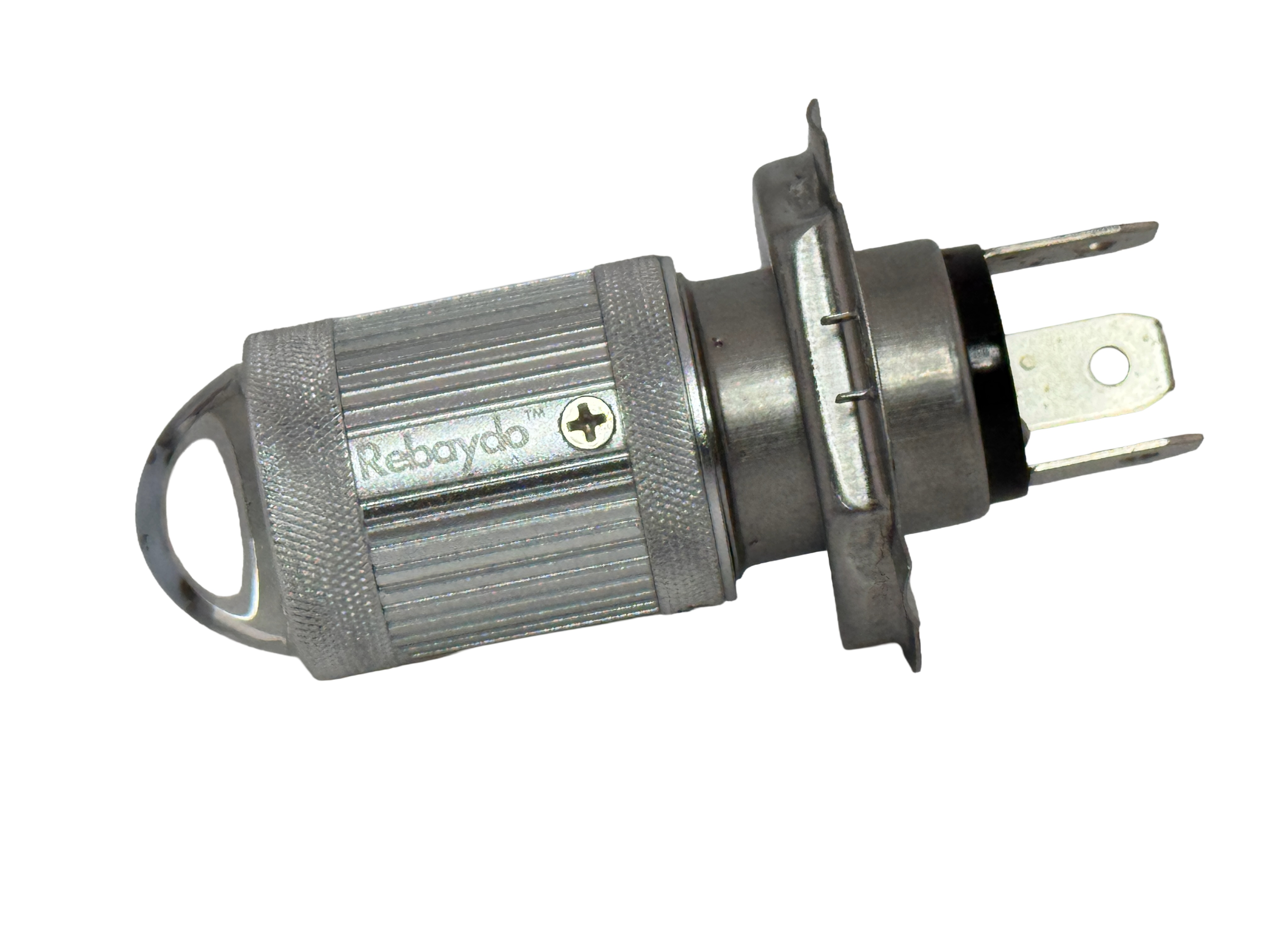 Rebaydo H4 LED Headlight Forward Firing 6 to 30 Volt Non Polarity Dual Filament	