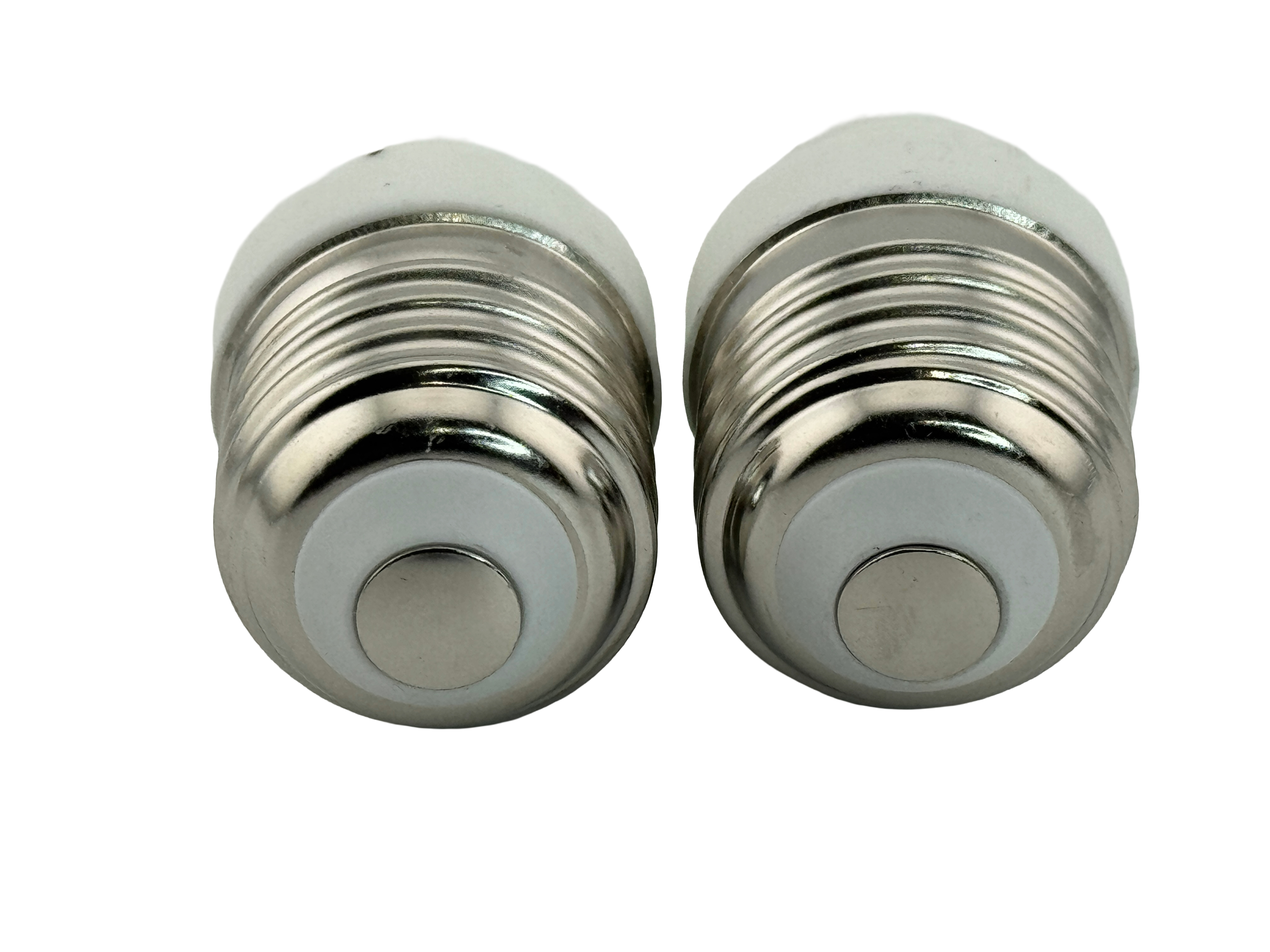 Rebaydo 2pcs E26/E27 Male To G9 Female Converter Adapter Ceramic