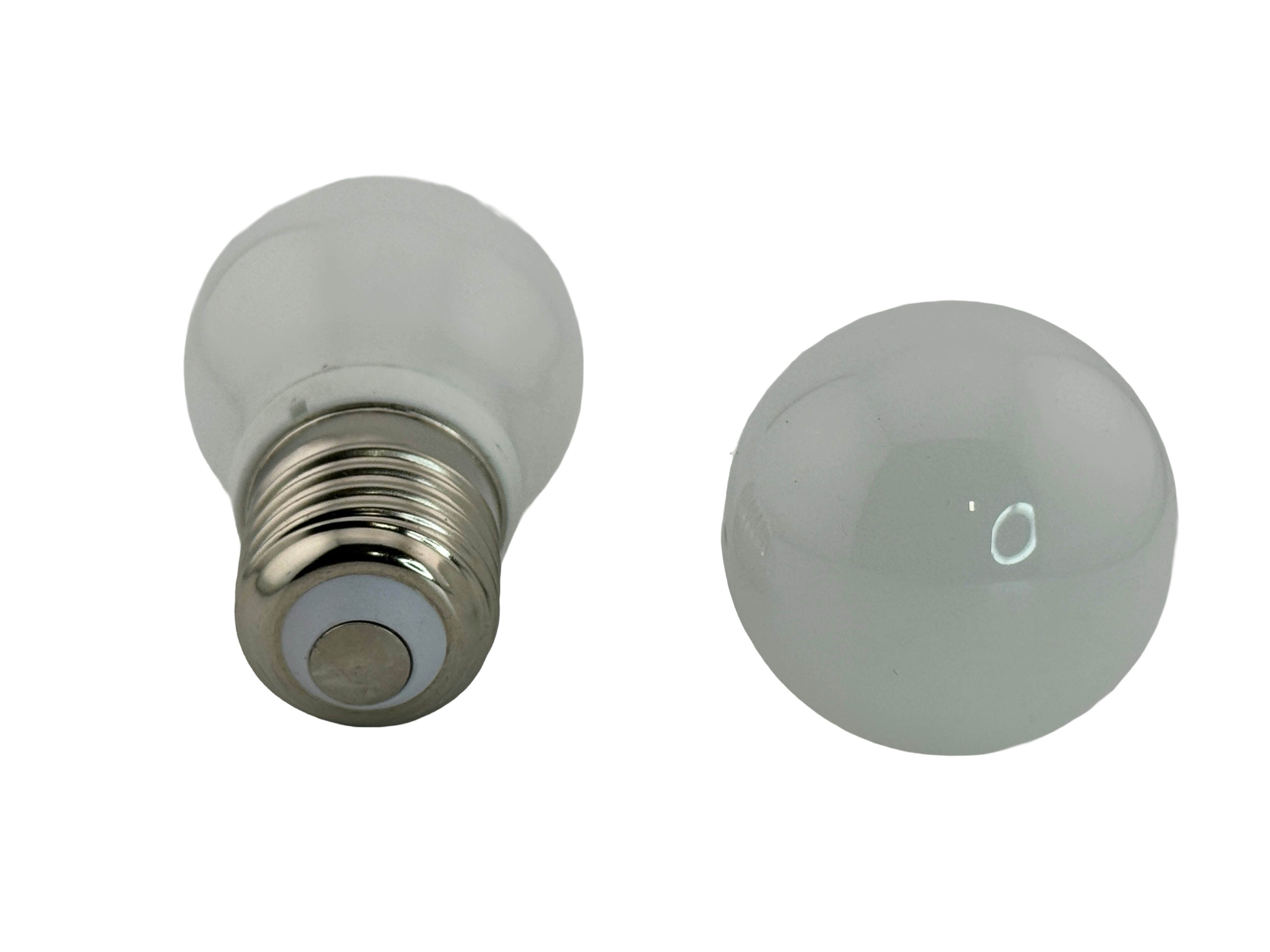 Image of a led light bulb E26 ping pong size g45