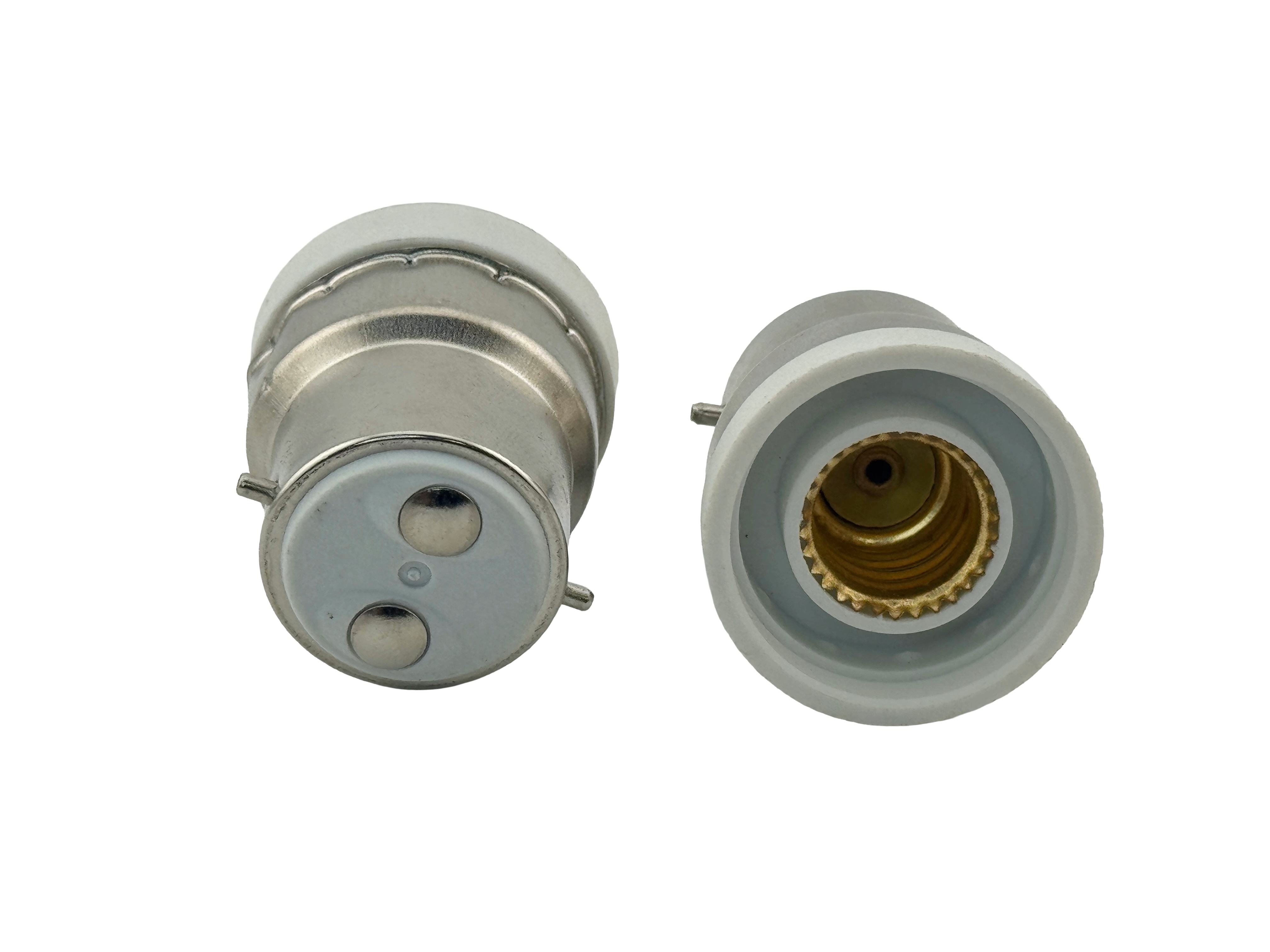 2pcs B22 male to E12 female Converter