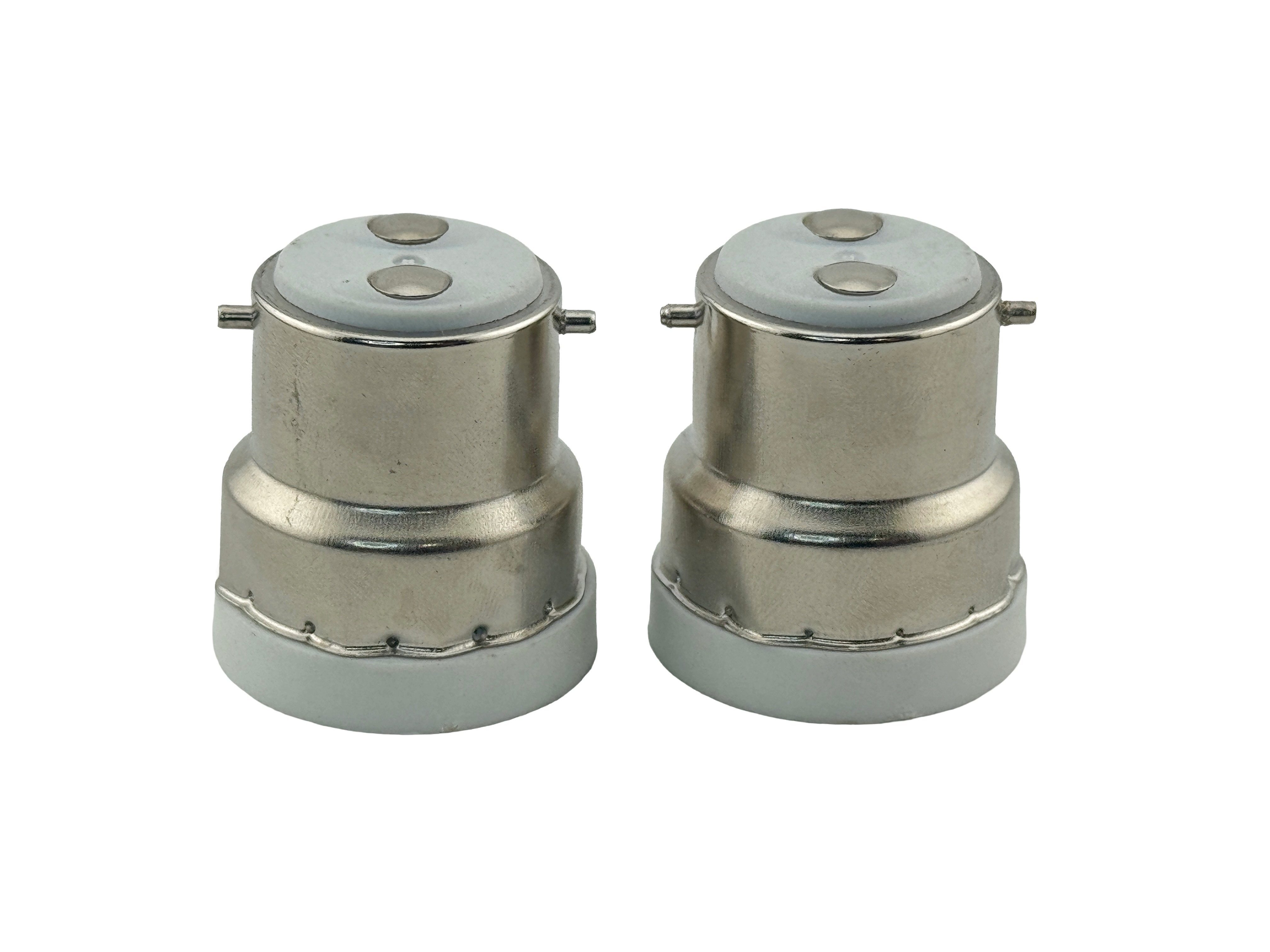 2pcs B22 male to E12 female Converter
